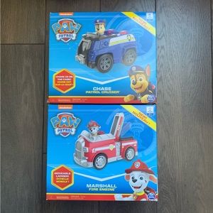 BNIB - Chase and Marshall Vehicle and Collectible Figure Bundle